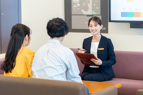 お客様に対して